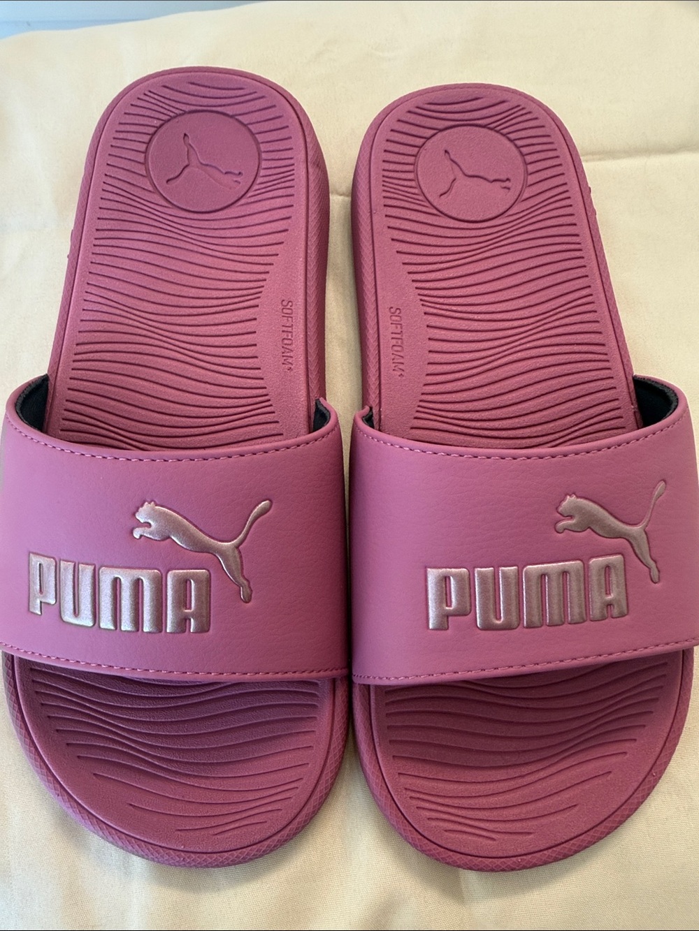 Puma Women’s Mauve Pink Slide Sandals